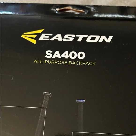 NWT Easton SA400 Black Bagpack with Orange Trim